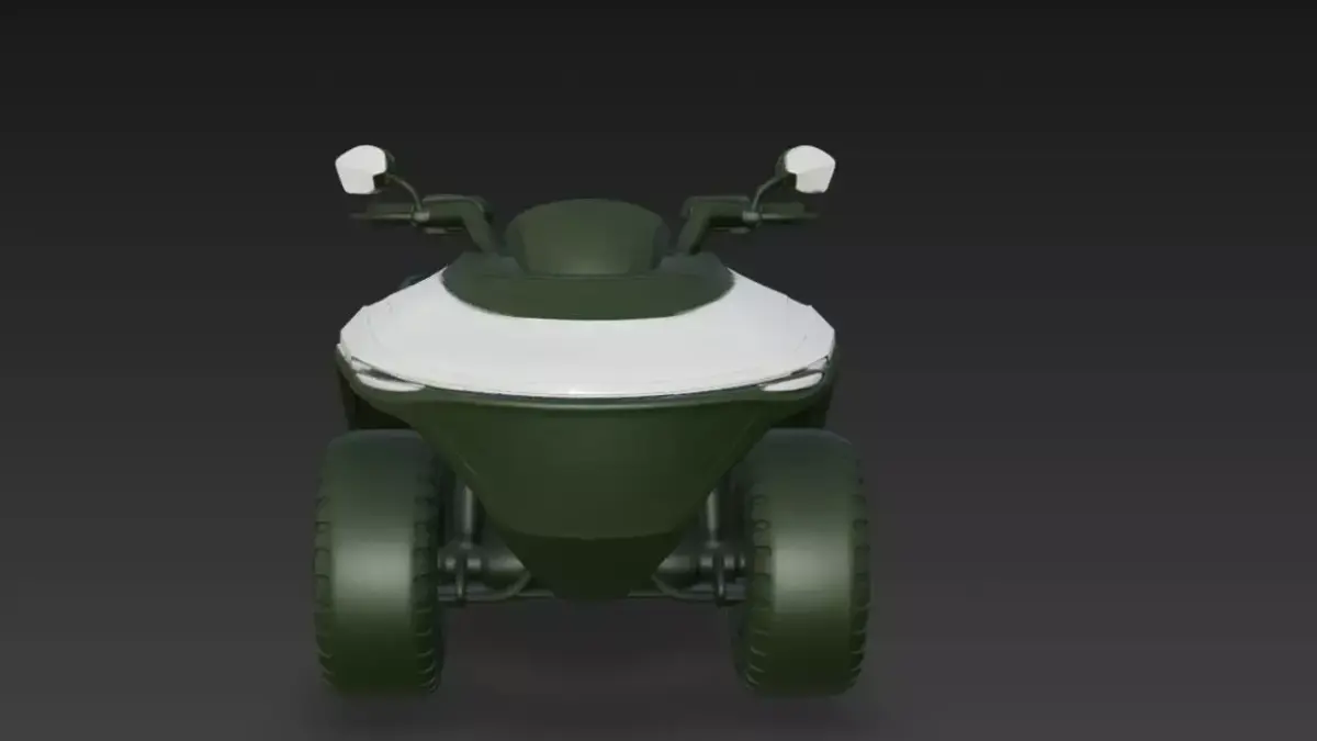 Realistic ATV Quad Bike 3D Model Game Ready 3D model
