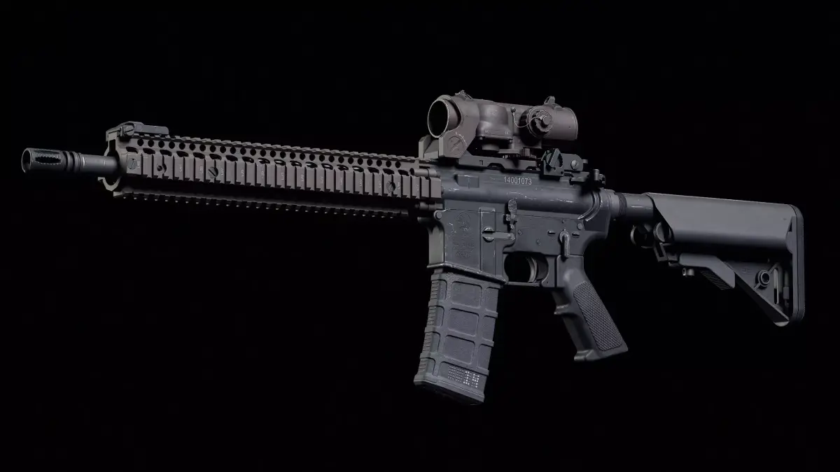M4 Block II Low-poly 3D model