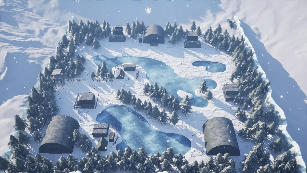 Snowy Outpost 3D model