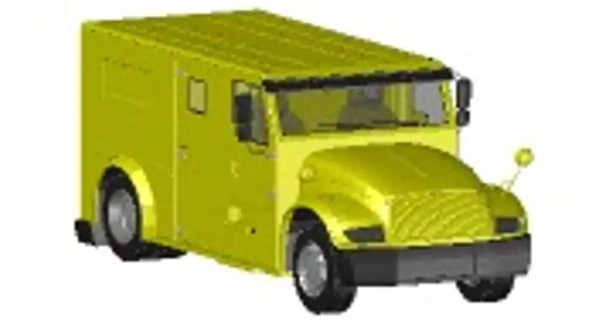 transporte valores 3D model