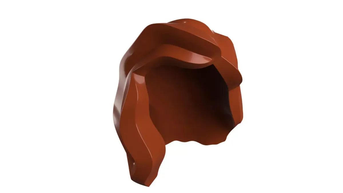 Custom3Dprint Minifigure Accessory - Minifigure Hair S2 - 003 3D print model