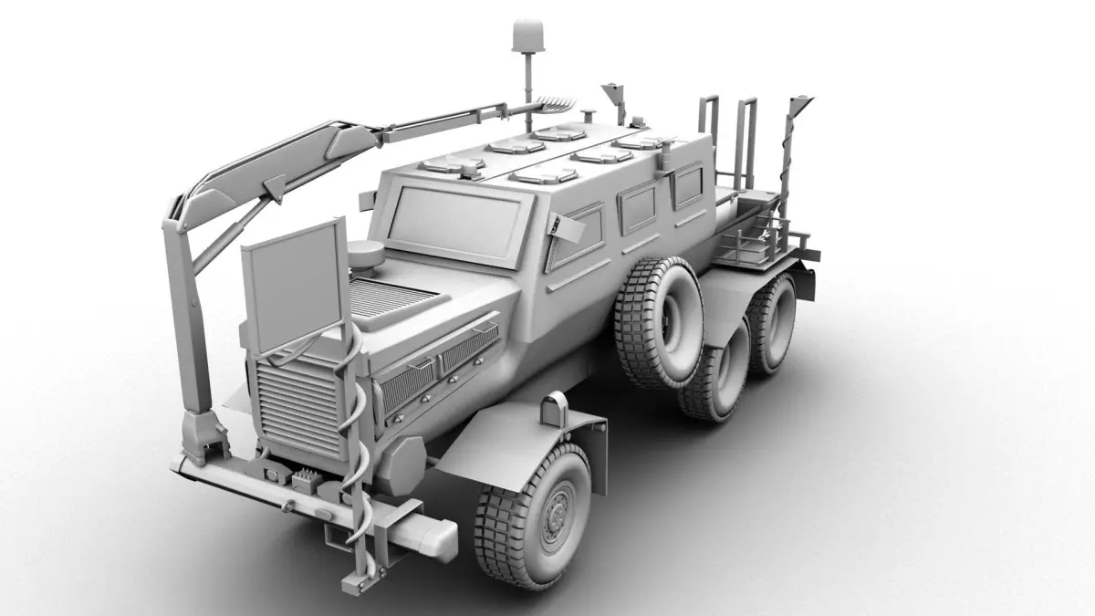 army truck 3D model