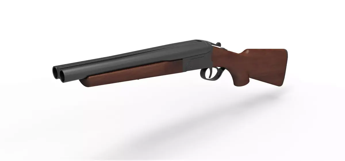 Double Barreled Shotgun Boomstick from The Evil Dead 3D model