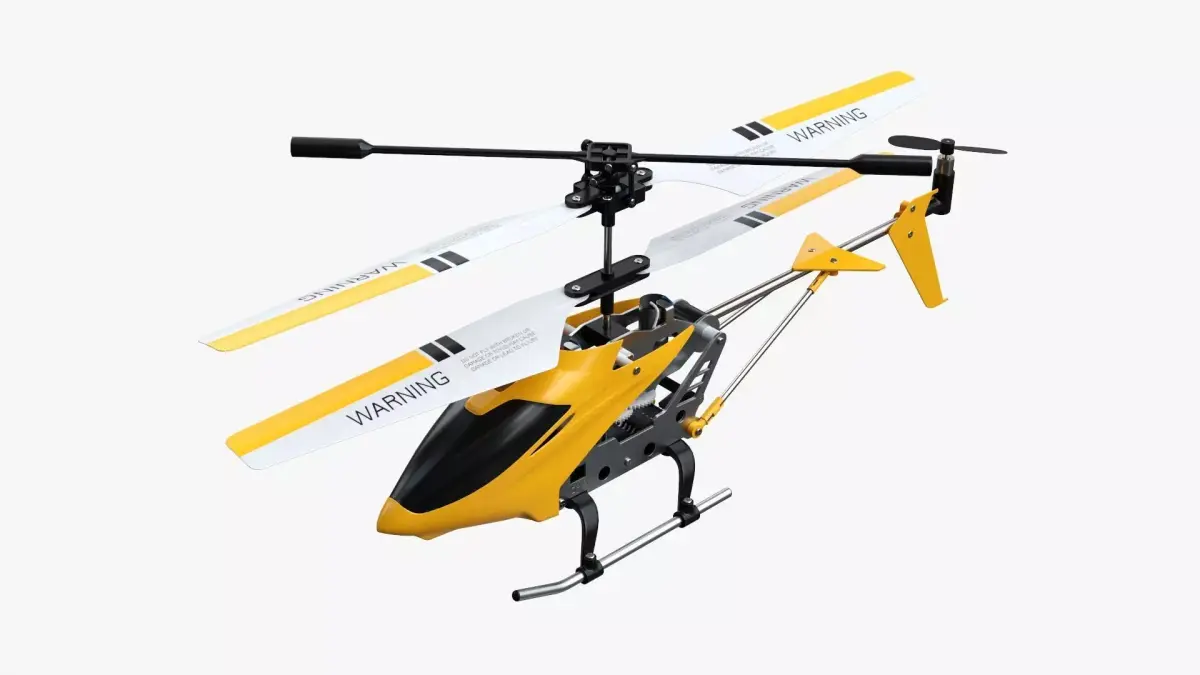  Mini remote-controlled helicopter 3D model