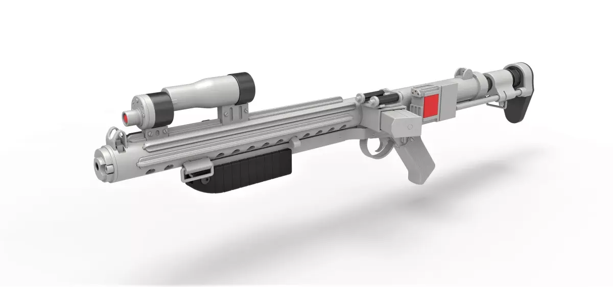 Range trooper Blaster rifle E-10R from Solo A Star Wars Story 3D model