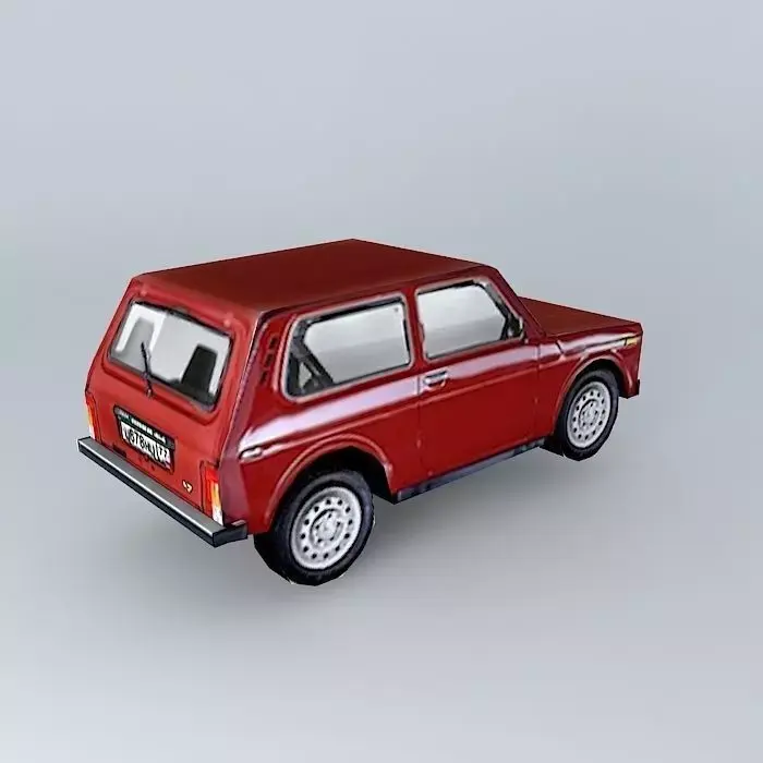 Russian Car NIVA Free 3D model