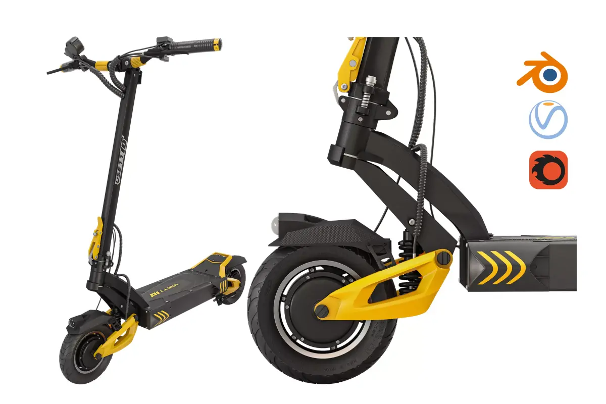 vseet Electric Scooter 3D model