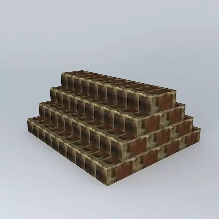 Bricks stack of Free 3D model