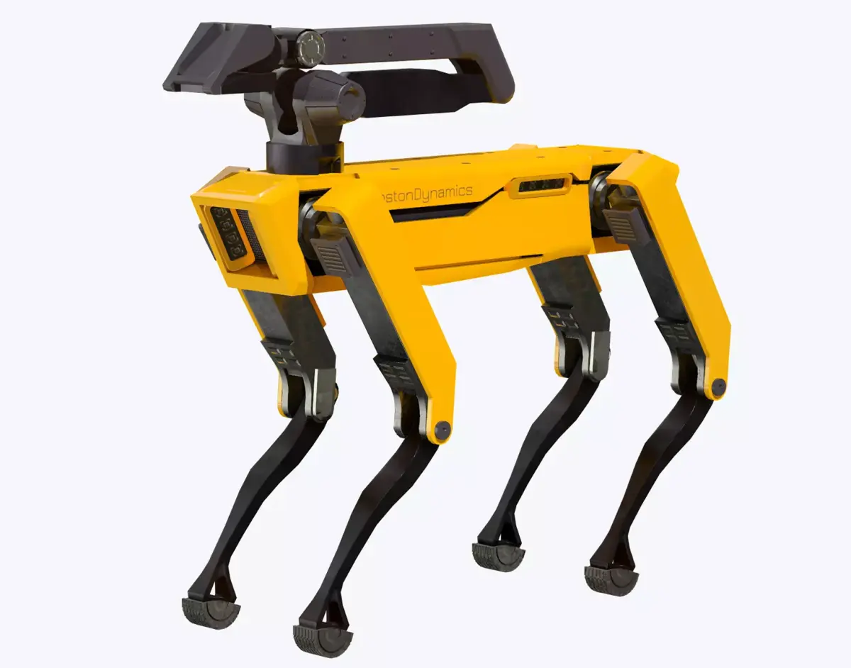 Spot Robot Boston Dynamics Low-poly 3D model