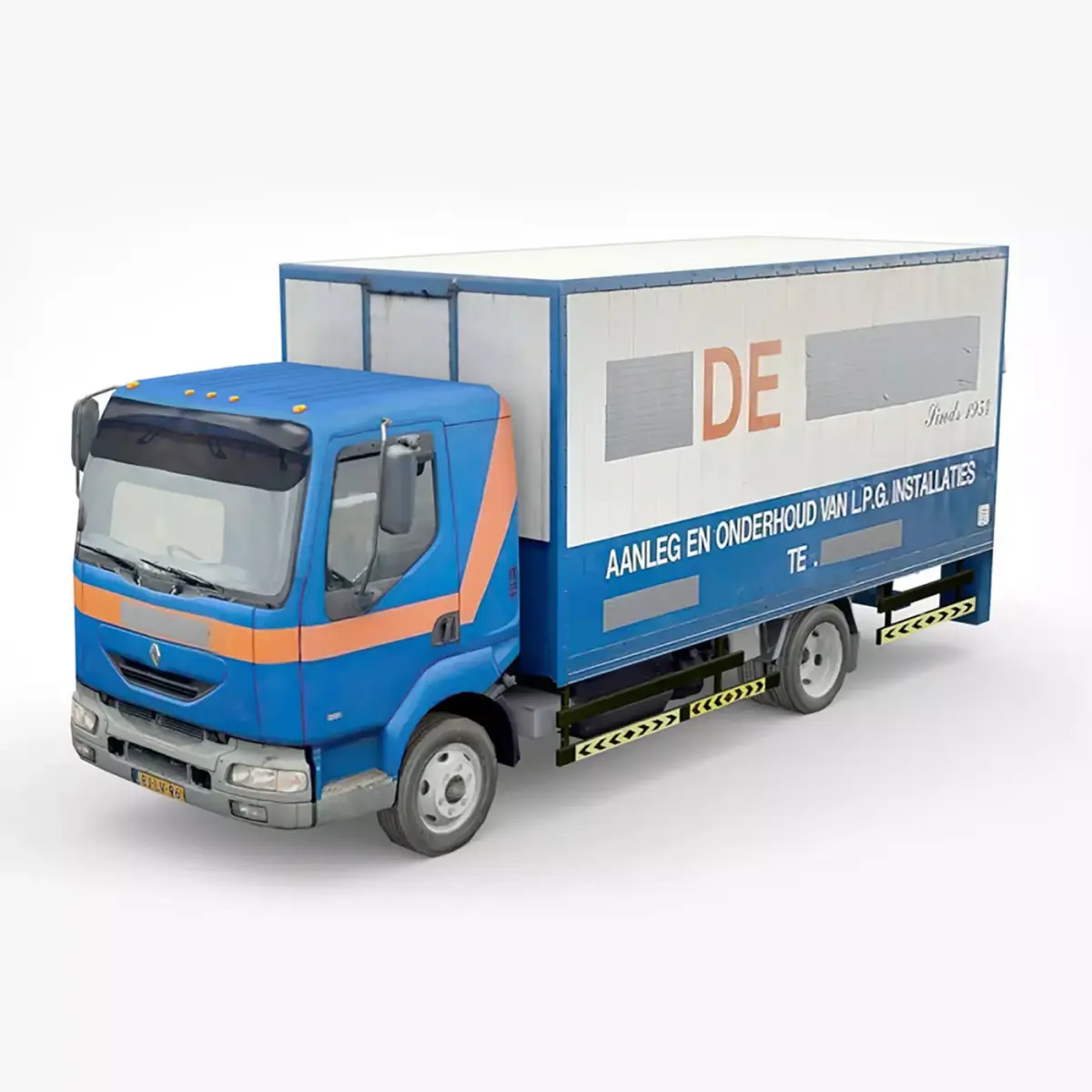 Renault Midlum 180 EURO 2005 Low-poly 3D model