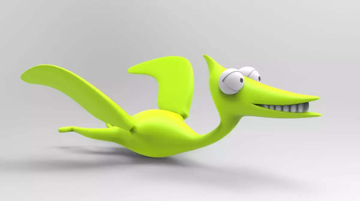 Toon Dinosaur Free 3D model