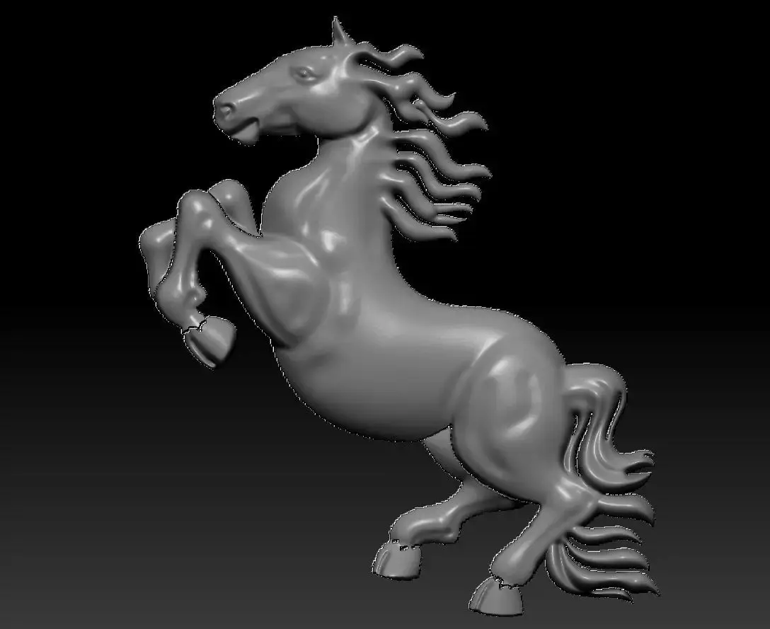 horse 3D model 6