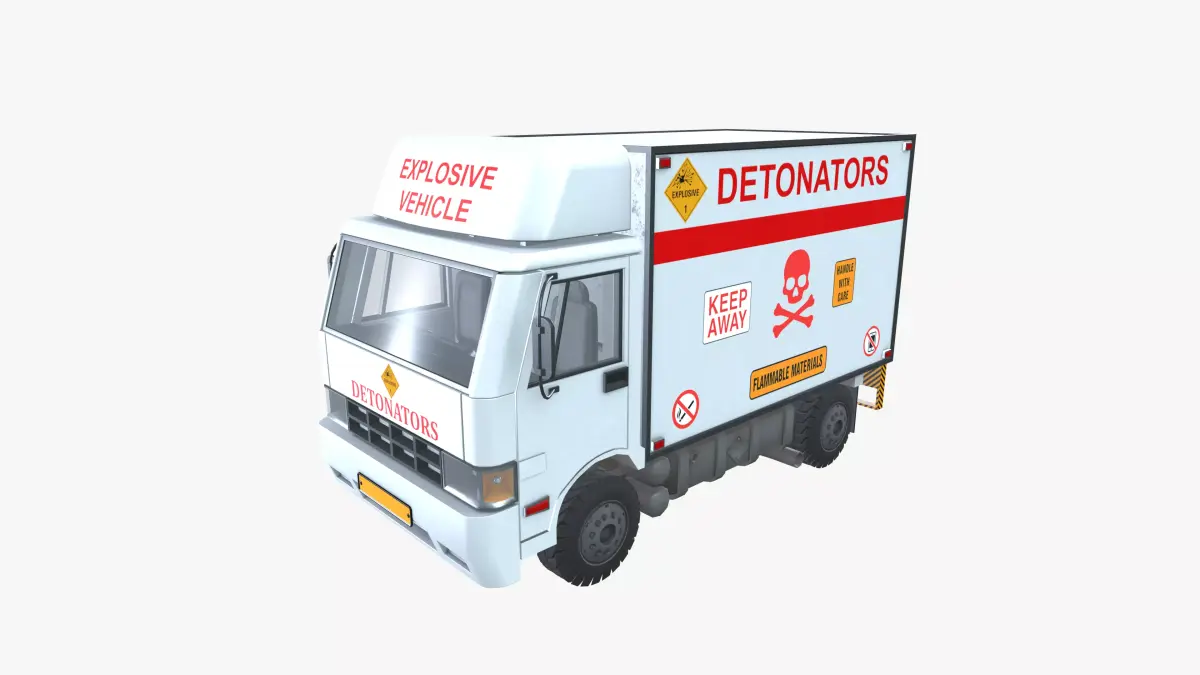 Detonators Vehicle Low-poly 3D model