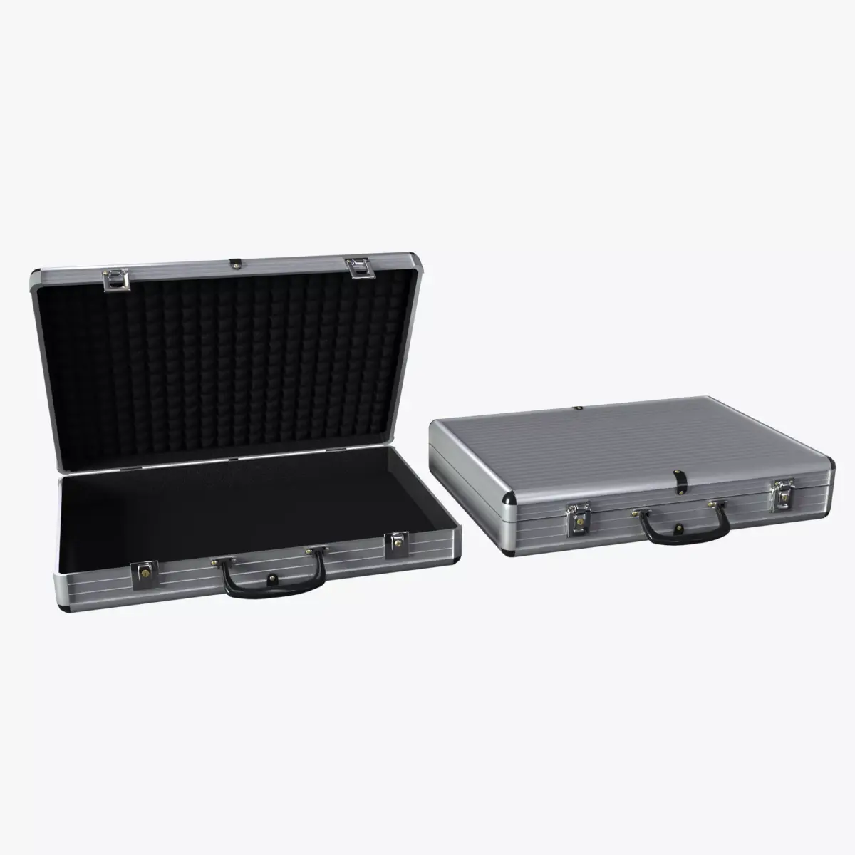 Two Briefcases Low-poly 3D model