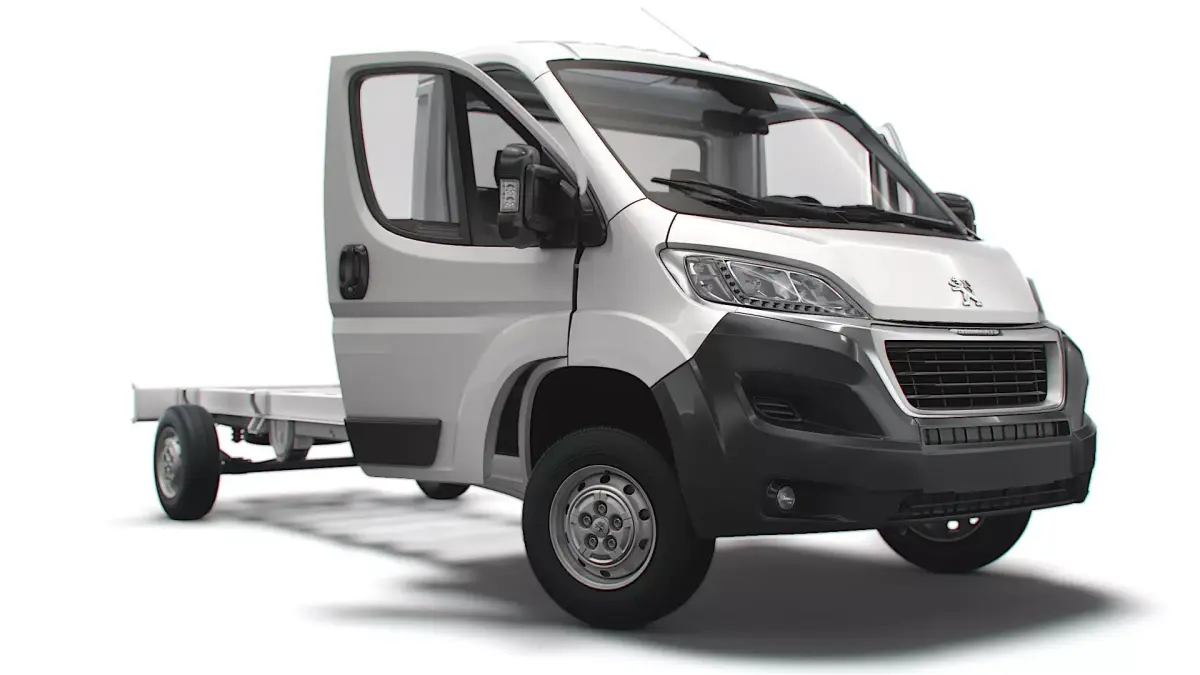 Peugeot Boxer Chassis Truck SCab 4300WB HQInterior 2023 3D model