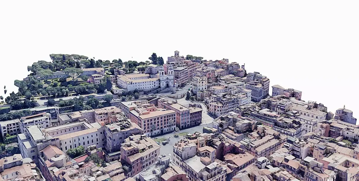 Piazza di Spagna Low-poly 3D model