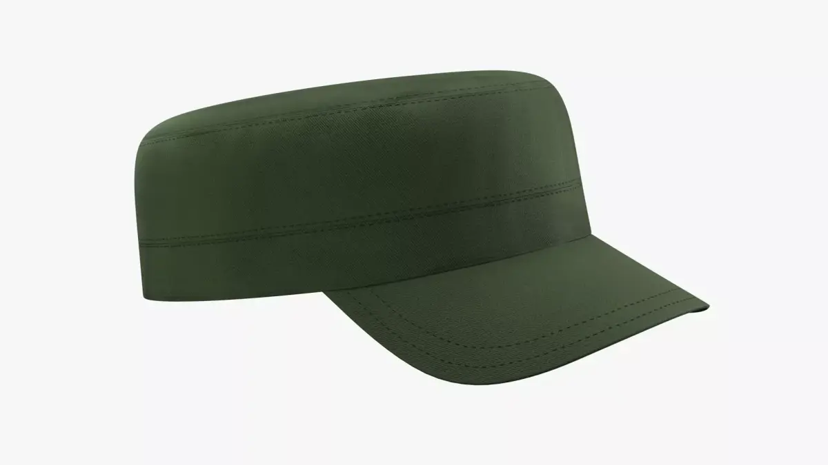 Patrol Cap PBR Low-poly 3D model