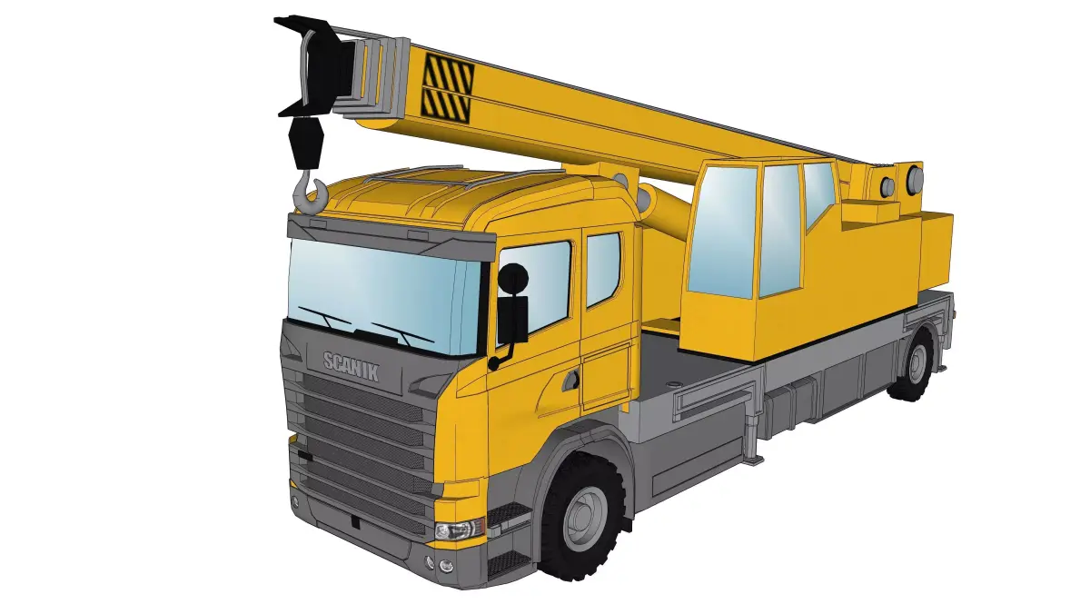 Powercrane crane 3D model