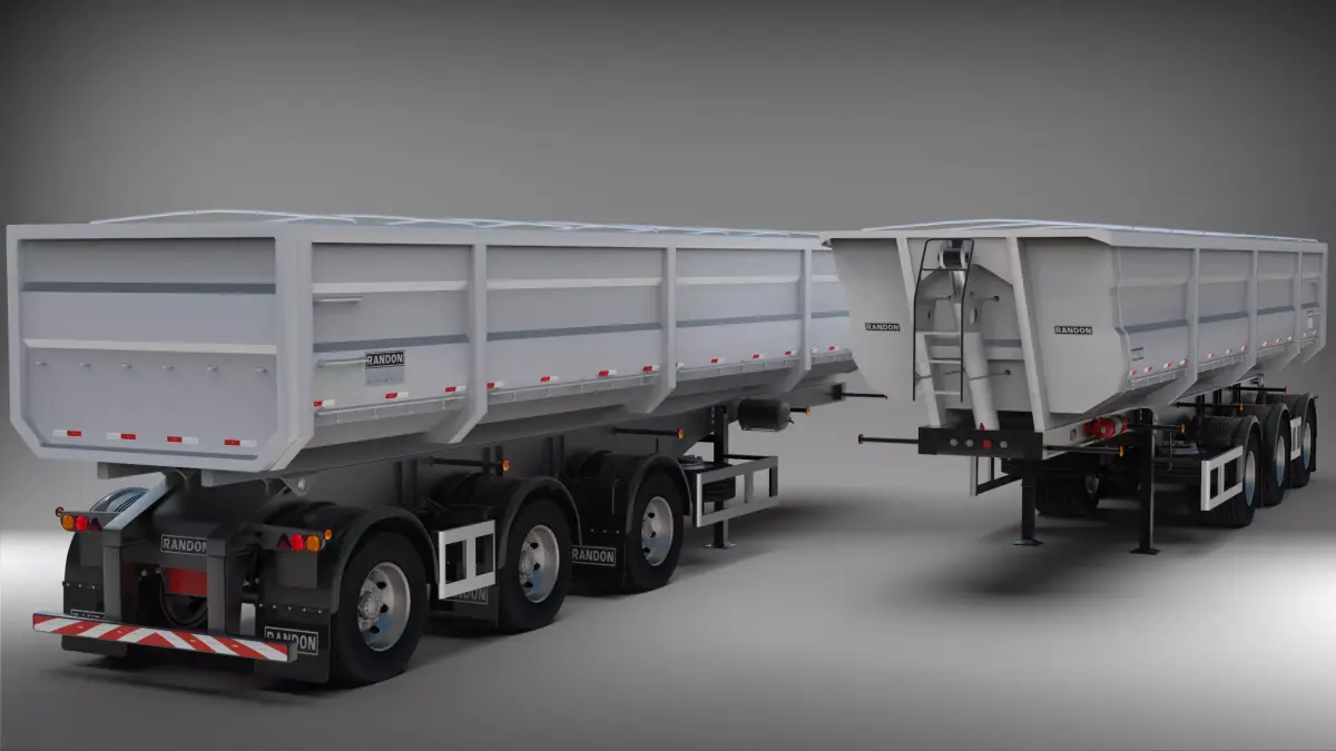 Trailer Randon Linha R 2011 - Tipper 3D model