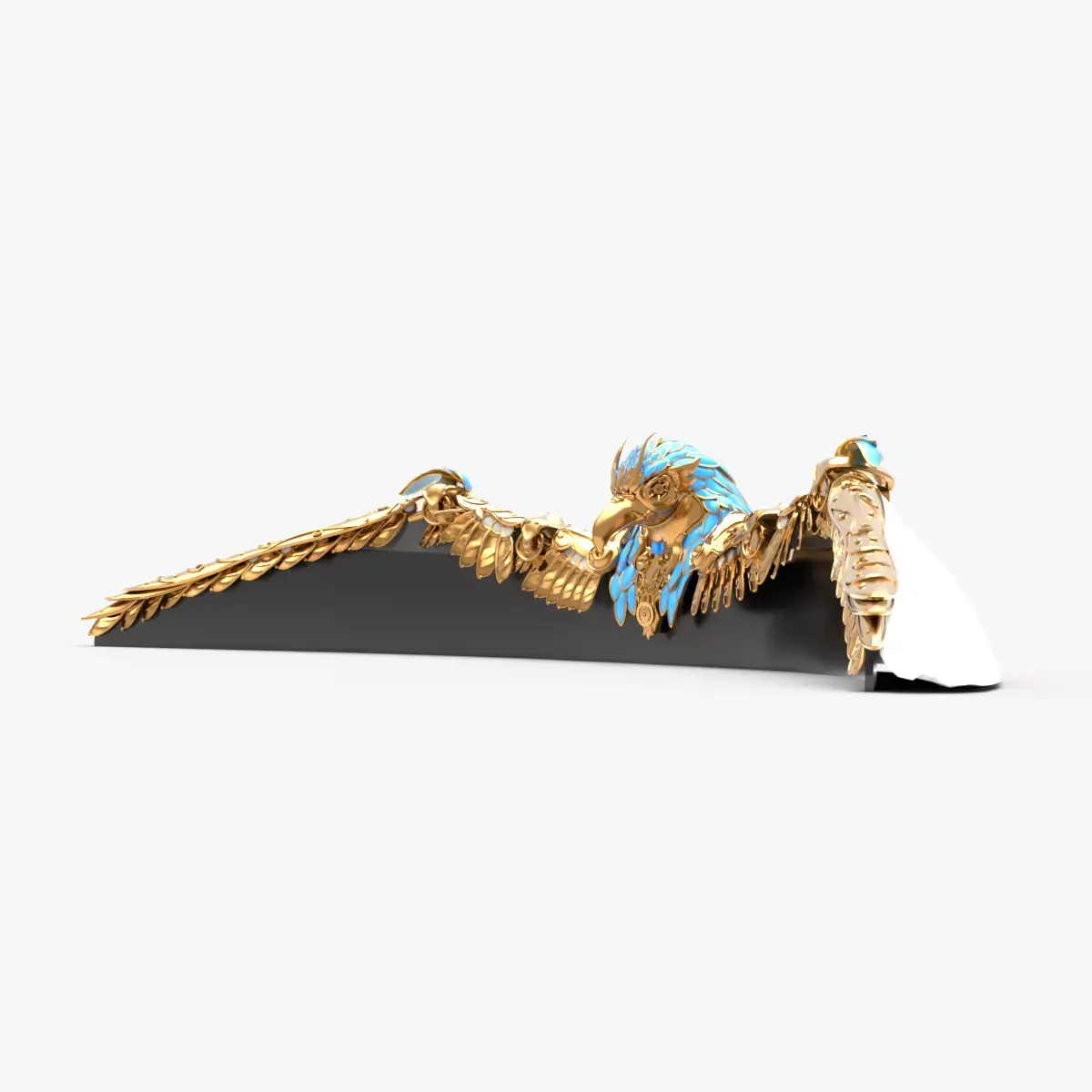 Stage oiseaux Low-poly 3D model