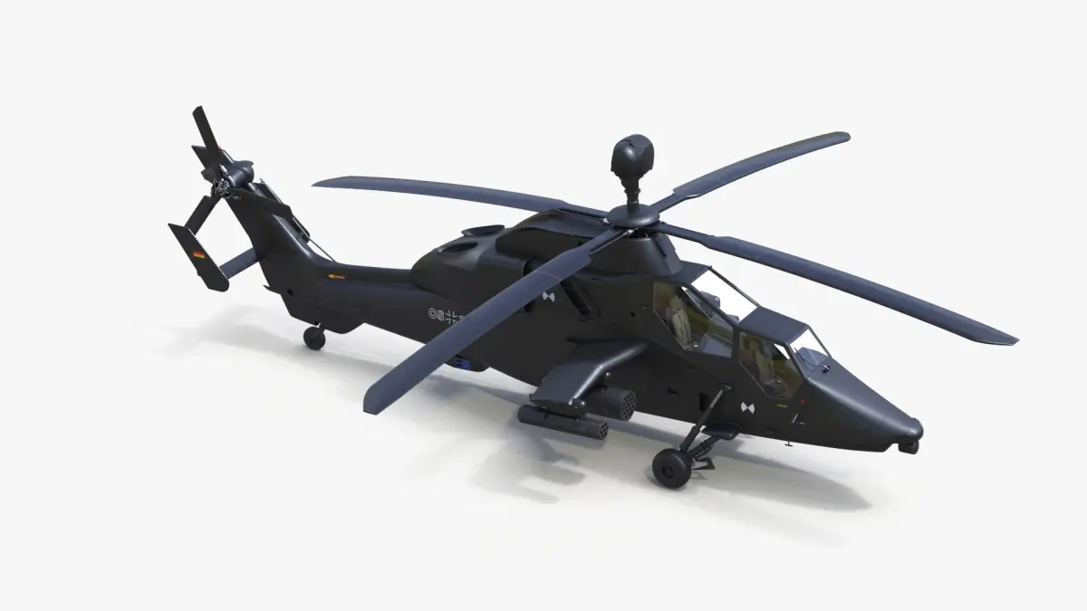 Eurocopter Tiger EC665 Black 3D model