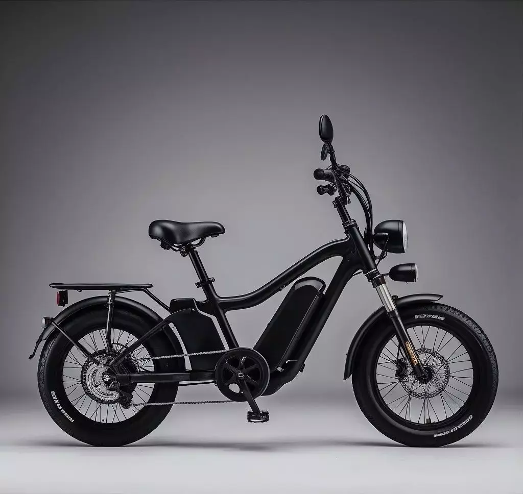 Rugged Electric Bicycle Low-poly 3D model