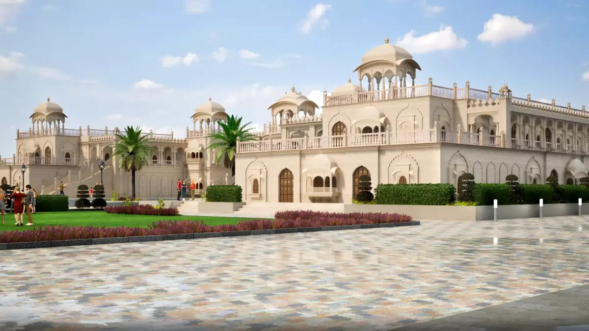 Indian architecture 3D model