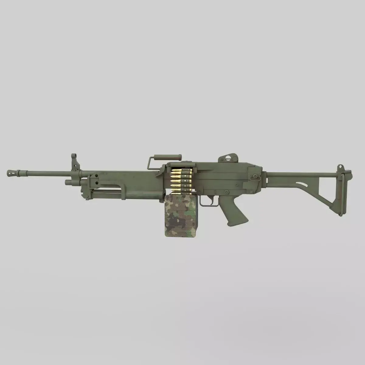 Machine gun  3D model