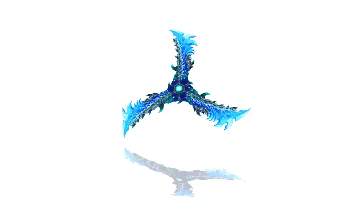 Frozen Bone Chakram Low-poly 3D model