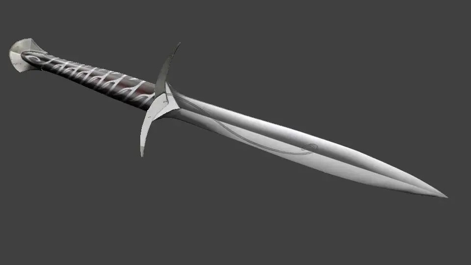 Bilbo baggins sword Stinger 3D model
