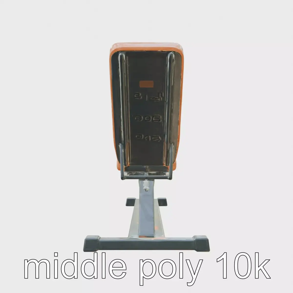 Adjustable Incline Bench Press for Upper Body Workout Low-poly 3D model