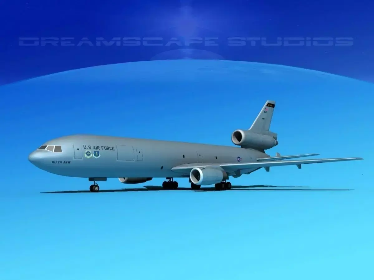McDonnell Douglas KC-10 USAF 4 3D model