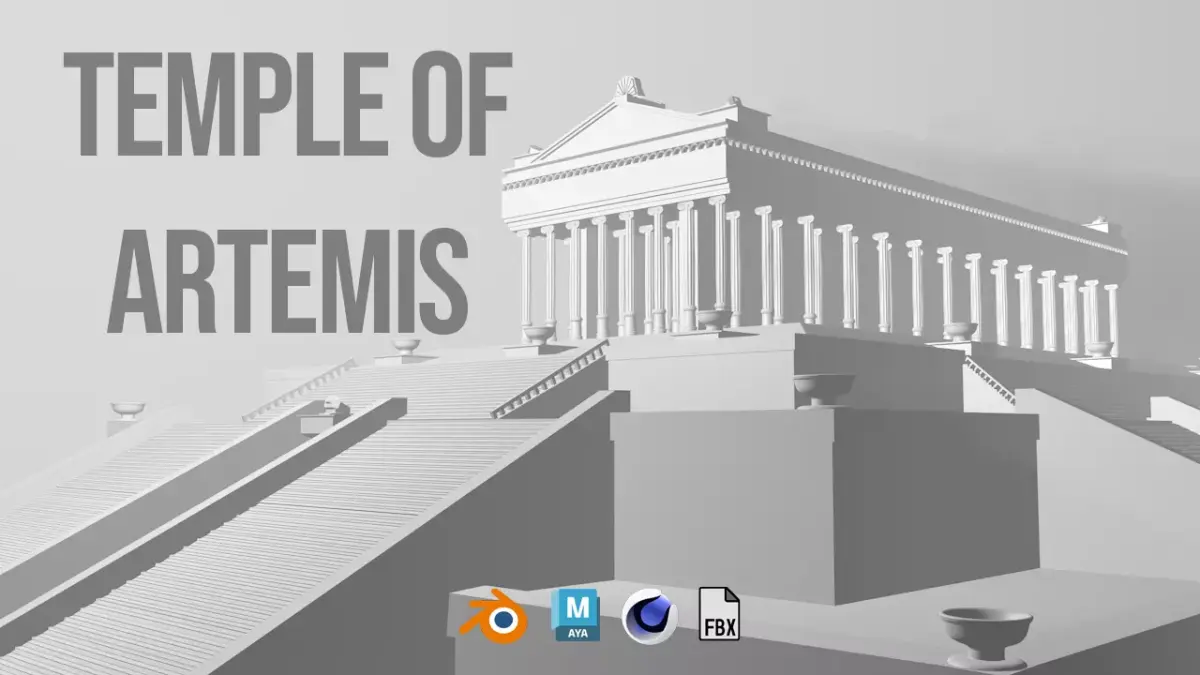 Temple of Artemis 3D model