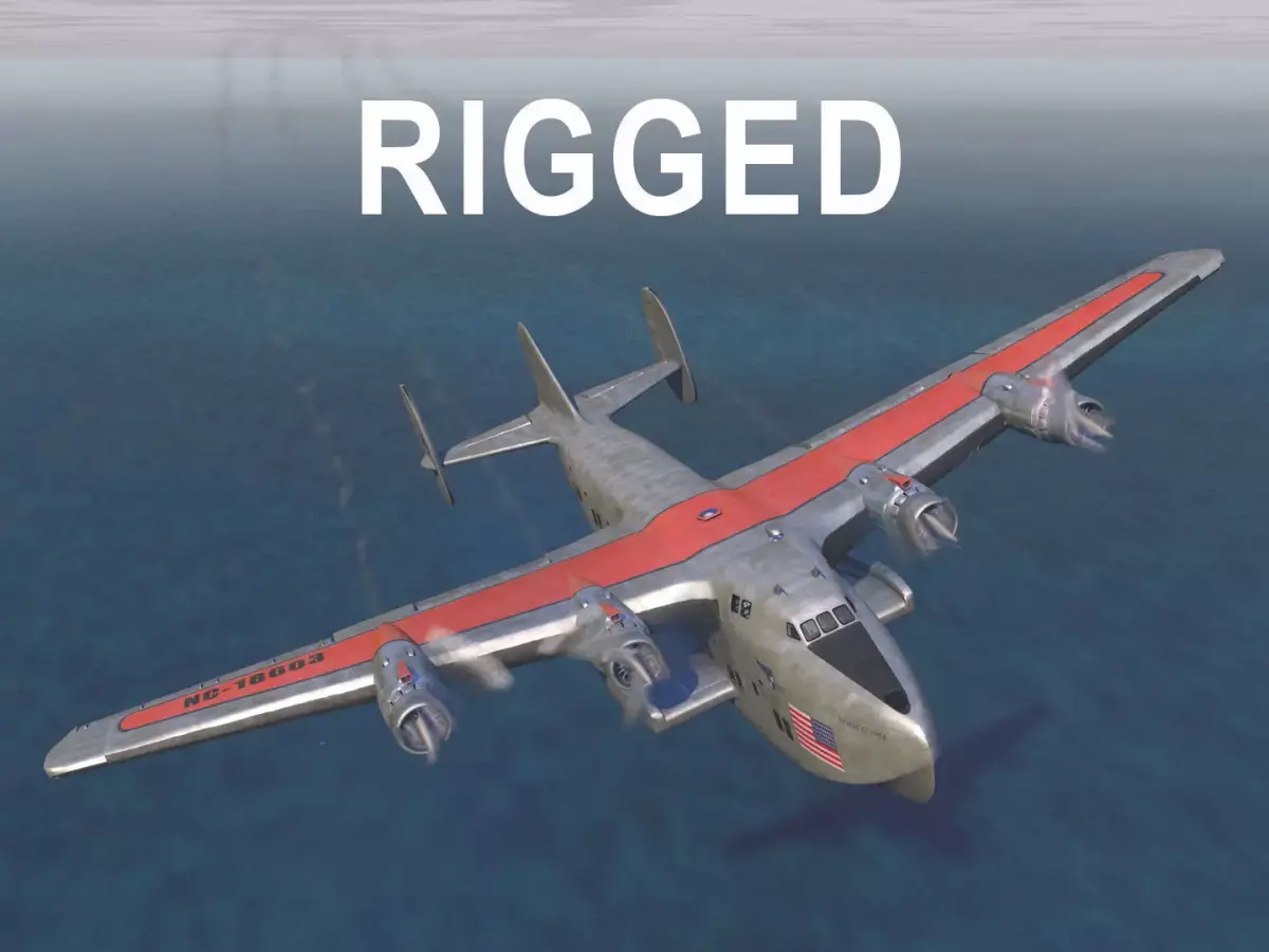 Yankee Clipper Flying Boat 3D model