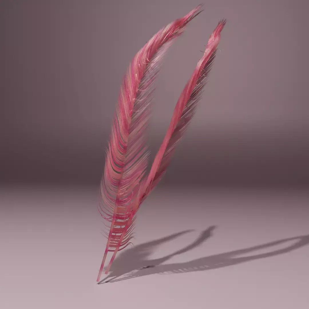 Feather 3D model buy