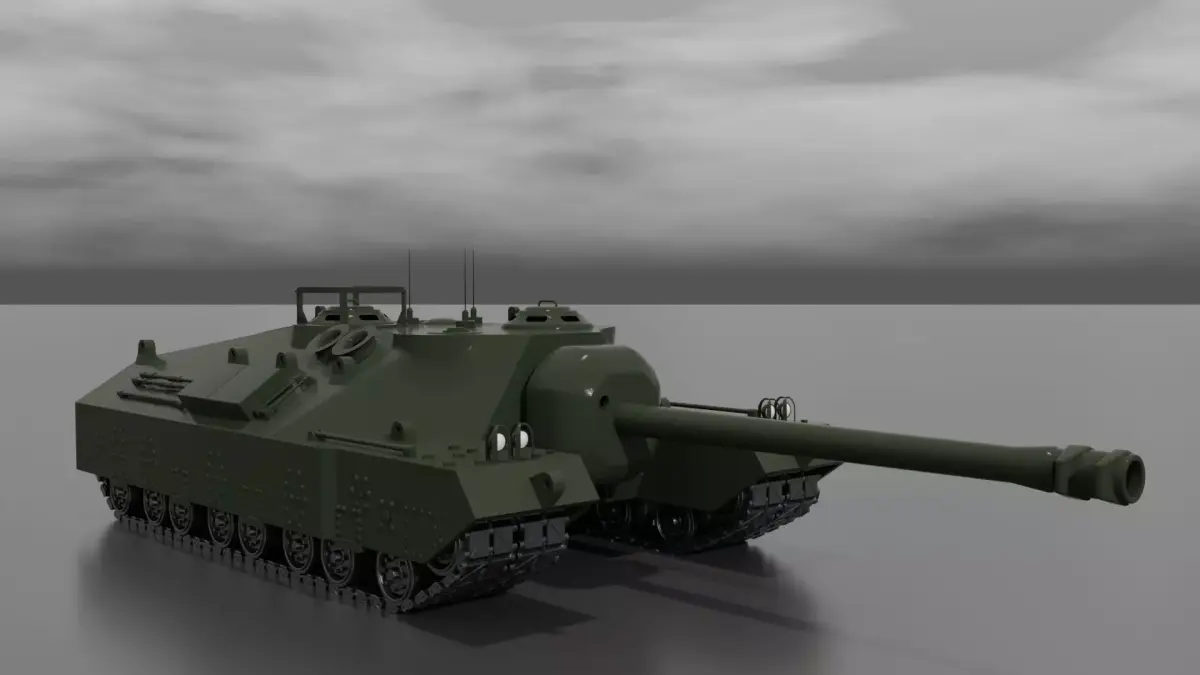 T28 Super-Heavy Tank 3D model