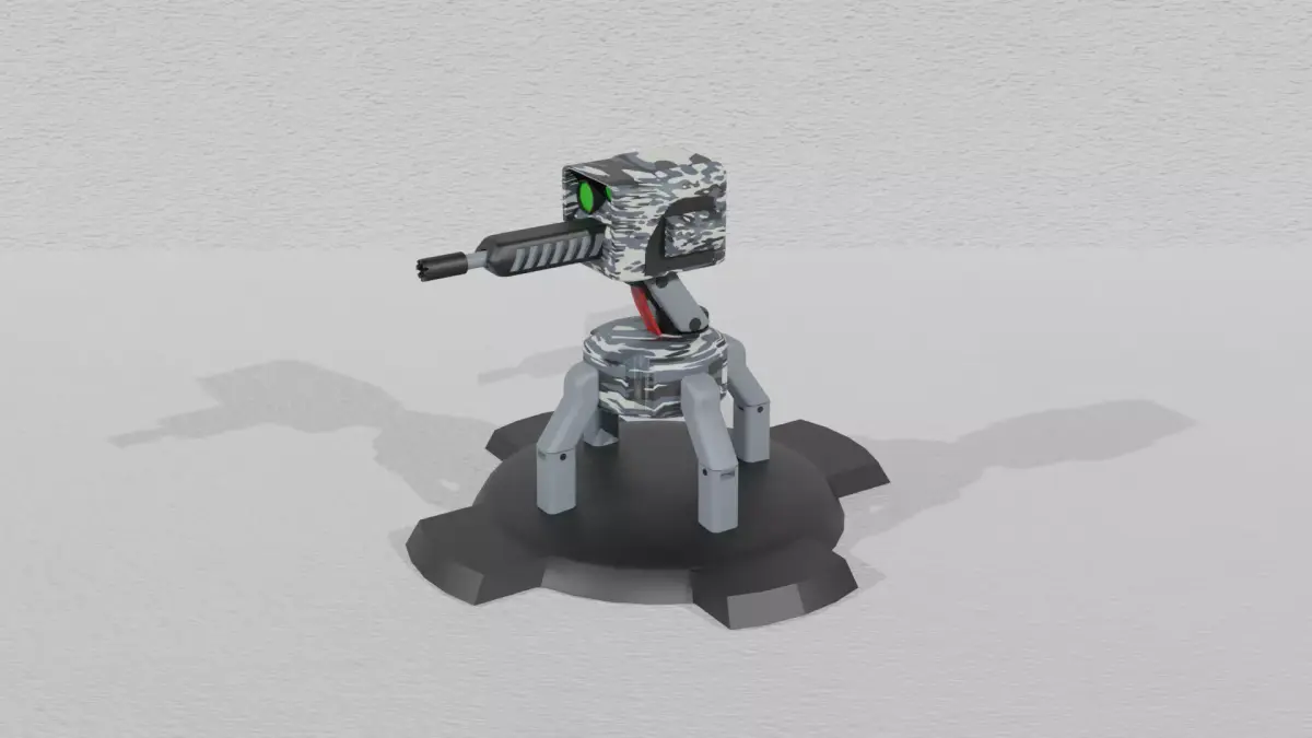 Turret Models 3D model