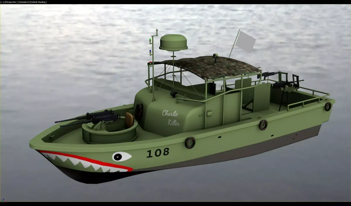 PBR MKII - Vietnam War Low-poly 3D model
