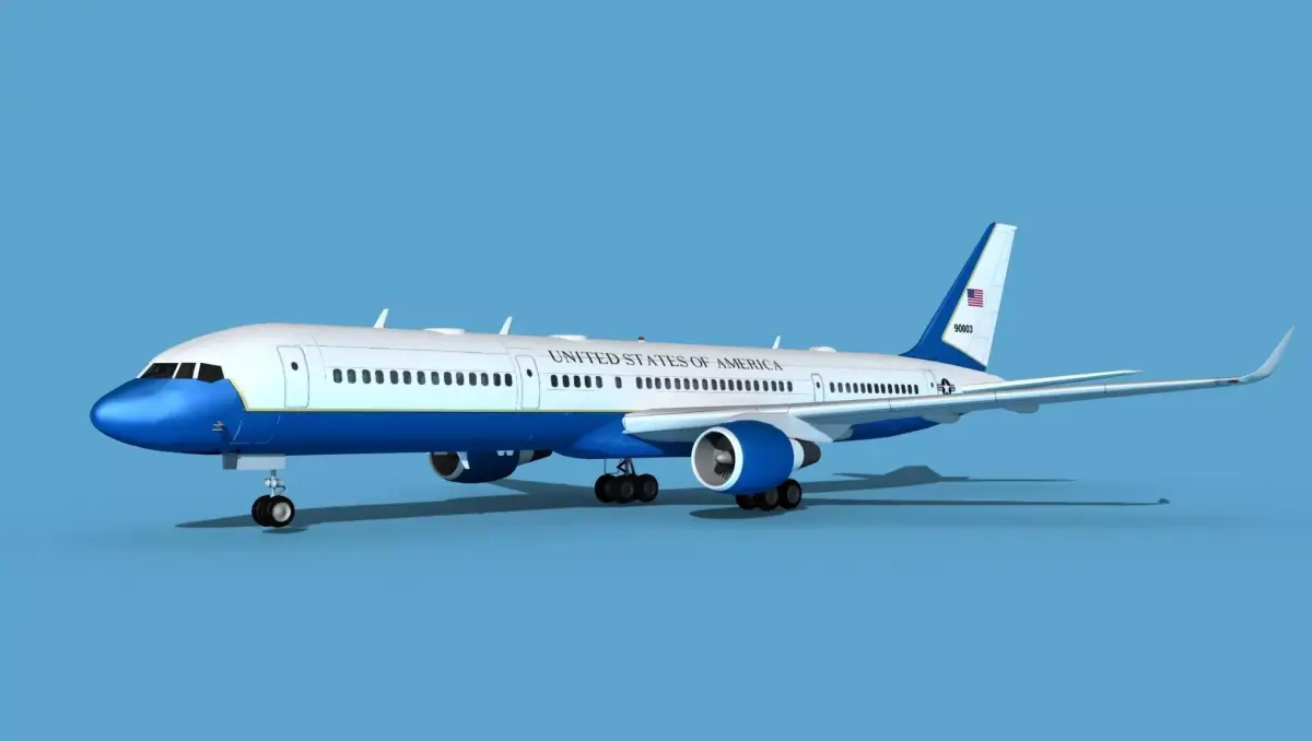Boeing C-32B Air Force 2 Upgraded 3D model