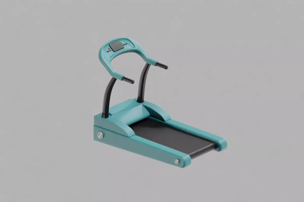 Treadmill Cartoon Low-poly 3D model