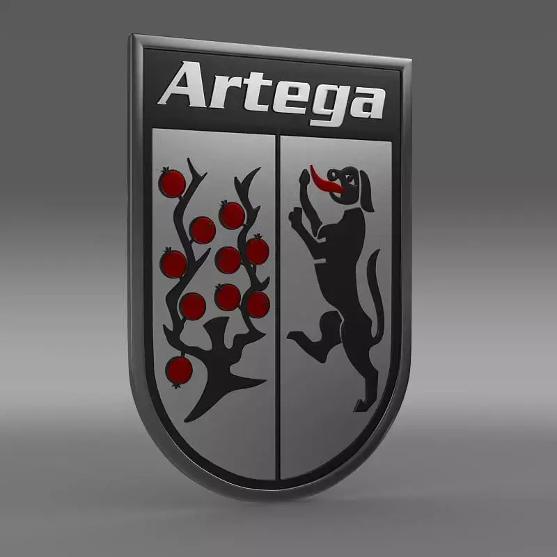 Artega logo 3D model