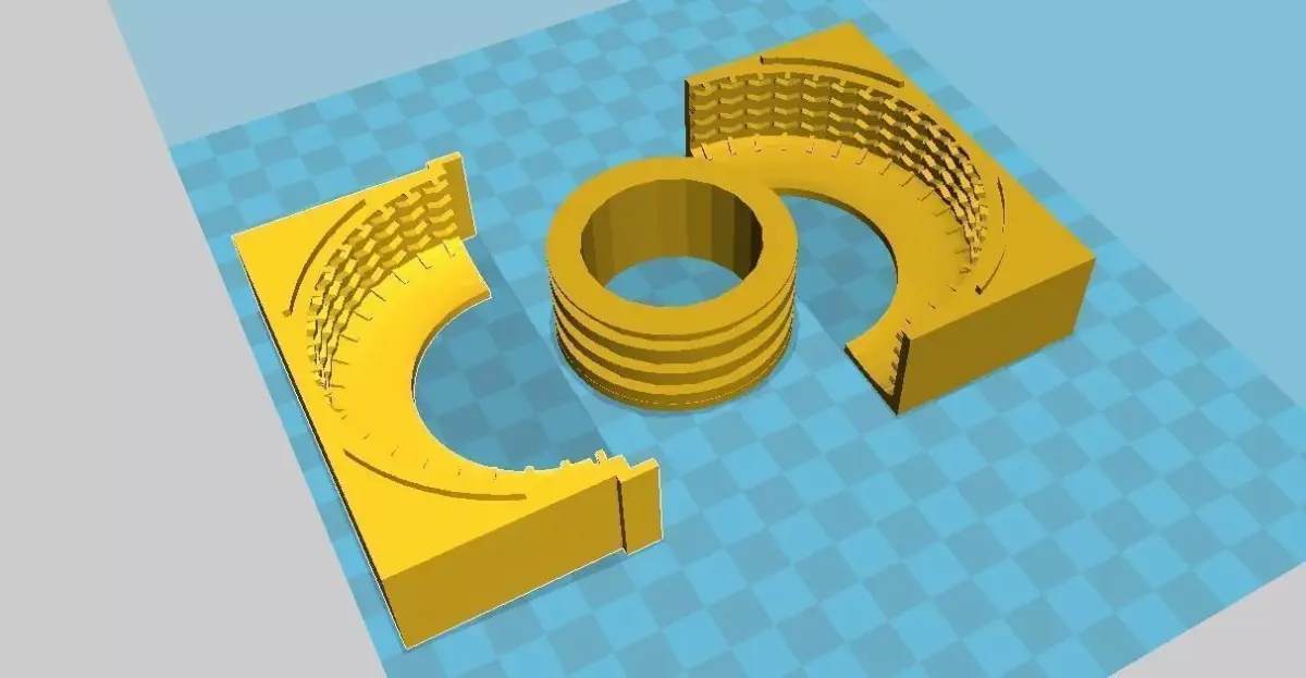 Mold for 1 10 rc truck wheel 3d printable stl model 3D print model