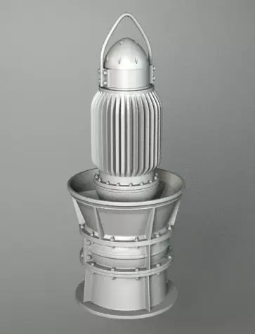 HYDRAULIC TURBINE 3D model