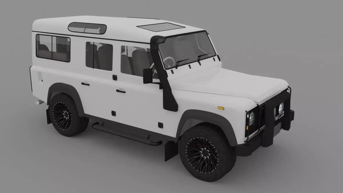 Defender 110 4x4 model 3D model