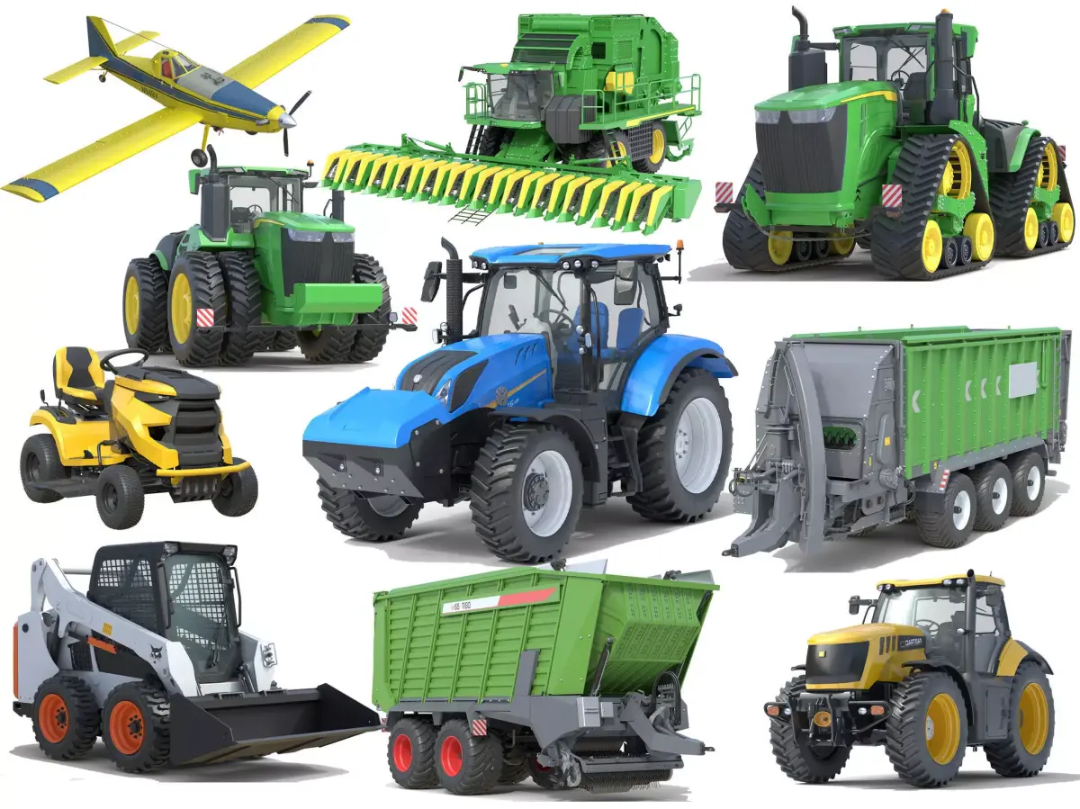 Farm Vehicles Collection v1 3D Model Pack