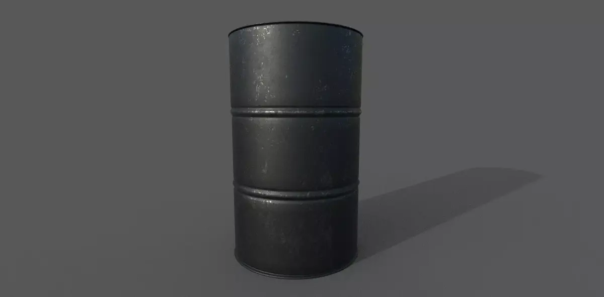 Oil barrel Low-poly 3D model Low-poly 3D model buy