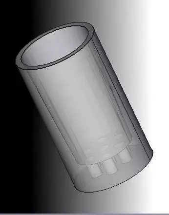 Pen-Cup cylindrical part 3D model purchase