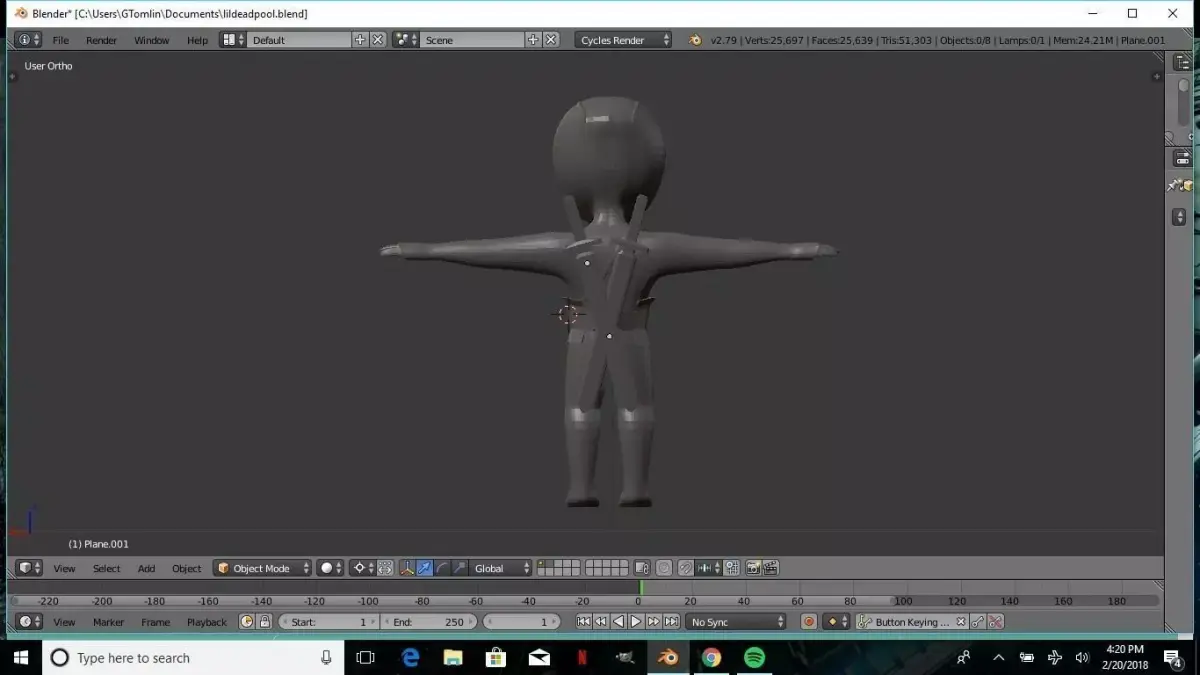 charector character 3D model