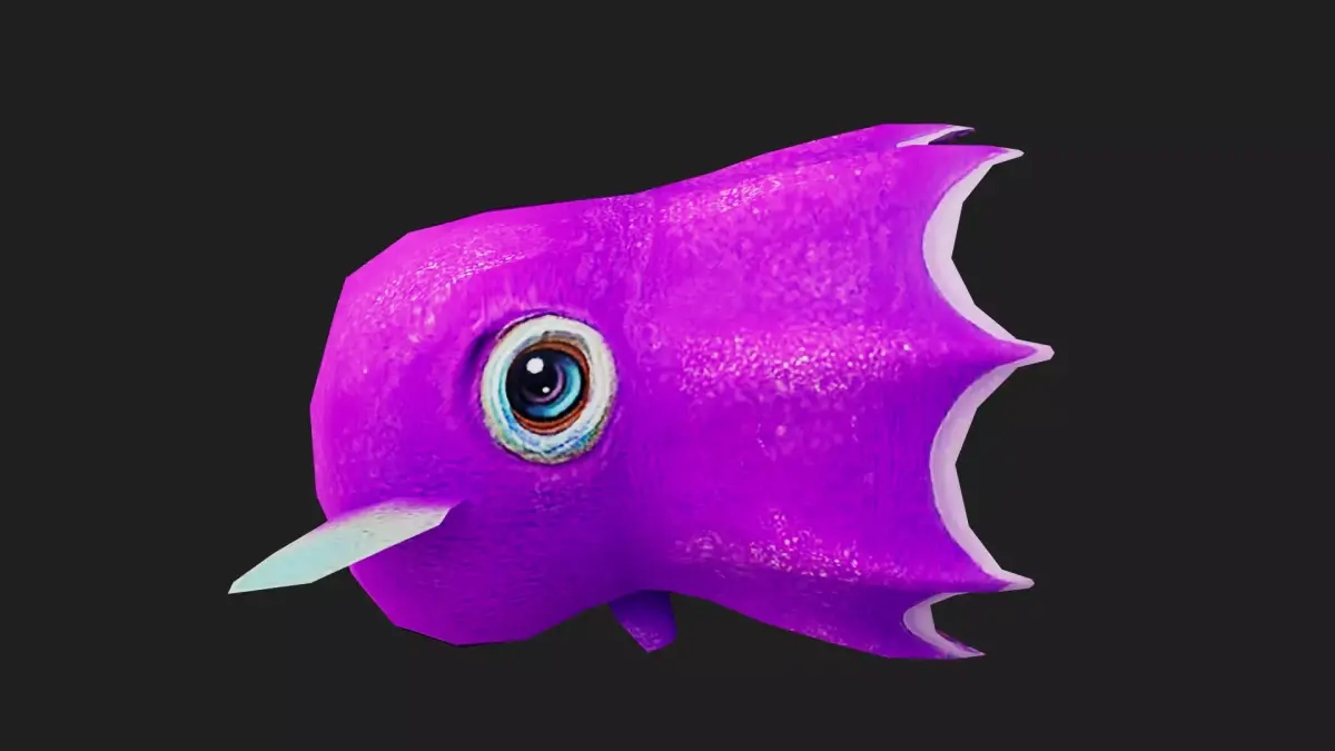 Dumbooctopus Low-poly 3D model