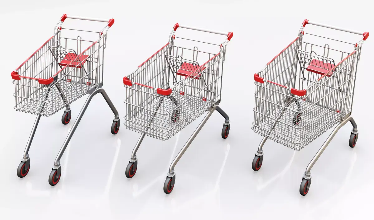 Shopping Trolley cart 3D model